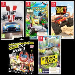 Pack 5 jeux de courses Nintendo Switch (Code in a Box)^Just For Games Hot