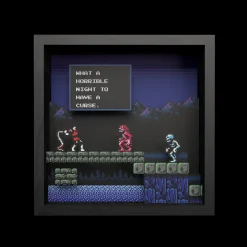 Pixel Frames - Castlevania Horrible Night - 23x23 cm^Level Up Labs Best Sale