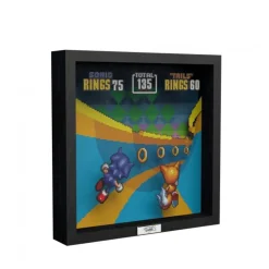 Pixel Frames - Sonic the Hedgedog 2 Special Stage - 23x23 cm^Level Up Labs Store