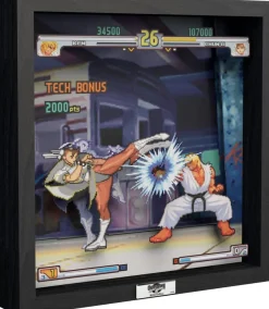 Pixel Frames - Street Fighter 3 Third Strike Moment #37 - 23x23 cm^Level Up Labs Shop