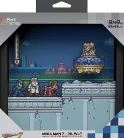Pixel Frames Mega Man 7 Dr Wily - 23x23 cm^Level Up Labs Cheap