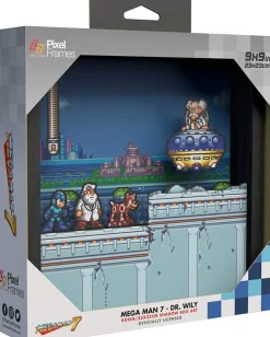 Pixel Frames Mega Man 7 Dr Wily - 23x23 cm^Level Up Labs Cheap
