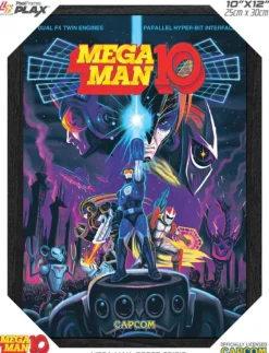 Pixel Frames Plax Mega Man 10 Robot Crisis - Lenticular Frame^Level Up Labs Cheap