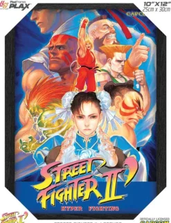 Pixel Frames Plax Street Fighter 2' Hyper Fighting Legends - Lenticular Frame^Level Up Labs Cheap