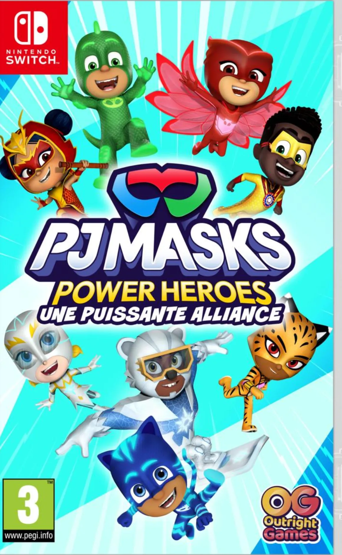 PJ Masks Power Heroes Mighty Alliance Nintendo SWITCH^Outright Games Hot