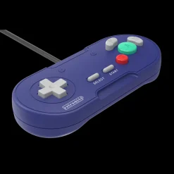 Retrobit - LegacyGC Manette Filaire pour Nintendo Gamecube Indigo Blue - Connexion d'origine^retro-bit Fashion