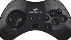 Retrobit - Sega Saturn Manette 8 boutons sans fil Bluetooth Noire^retro-bit Sale