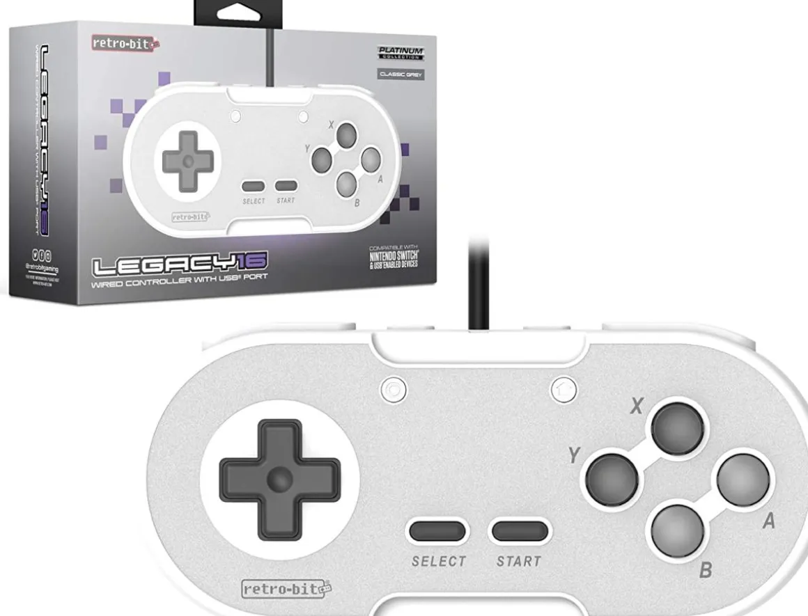 Legacy 16 USB pad Grey^retro-bit Clearance