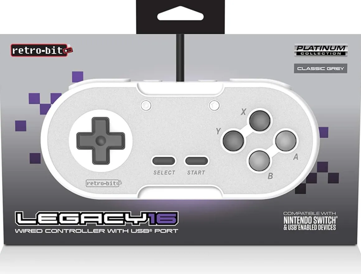Legacy 16 USB pad Grey^retro-bit Clearance