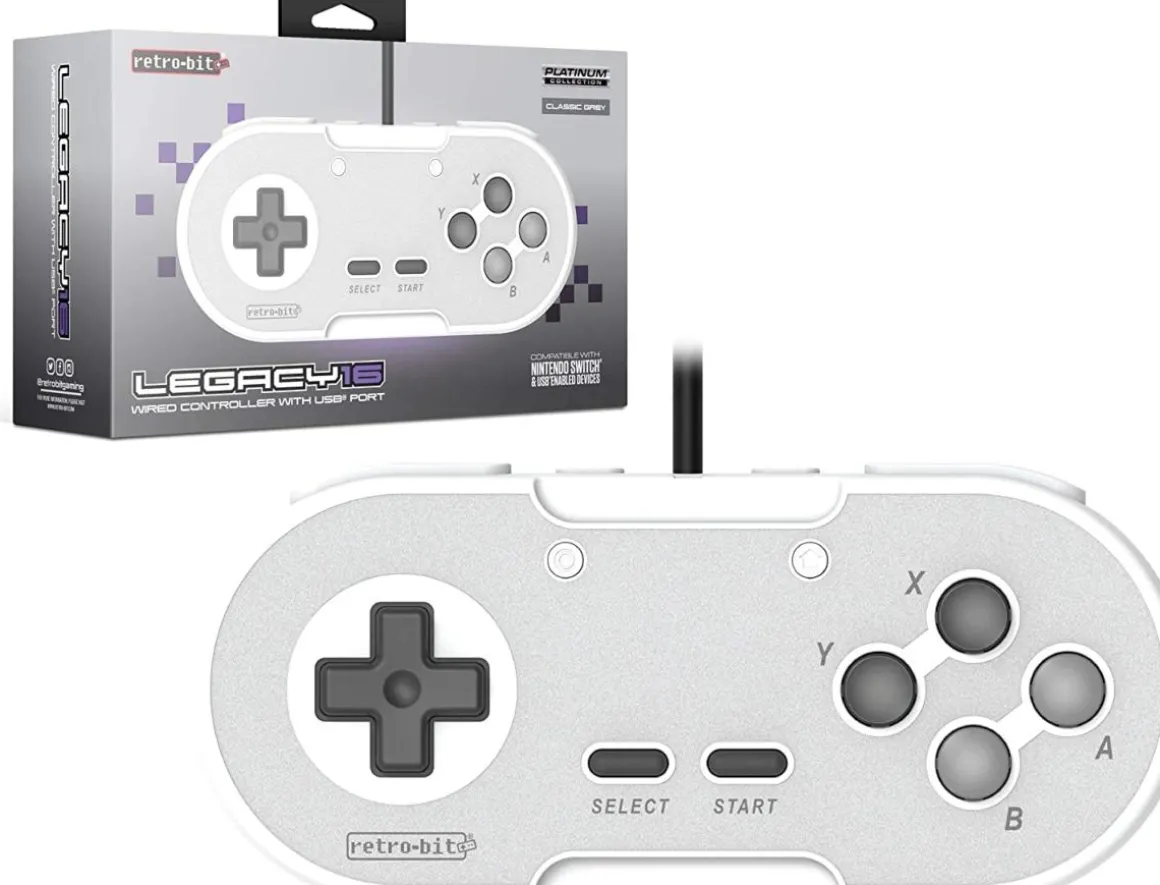 Legacy 16 USB pad Grey^retro-bit Clearance