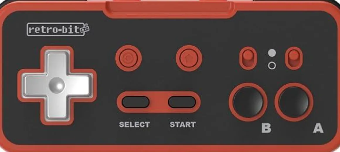 Origin8 2.4G Manette sans fil Nintendo Switch & NES Red & Black Edition^retro-bit Hot