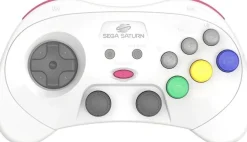 RetroBit Sega Saturn 2.4Ghz Pro White^retro-bit Cheap