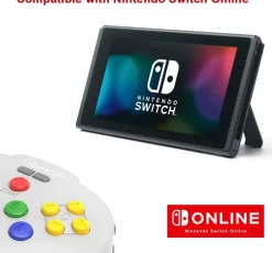 Tribute 64 2.4GHz Manette sans Fil pour Nintendo 64/Switch/PC/Mac Gris^retro-bit Discount
