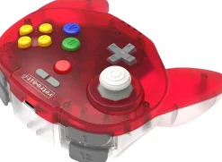 Tribute 64 2.4GHz Manette sans Fil pour Nintendo 64/Switch/PC/Mac Clear Red^retro-bit Best