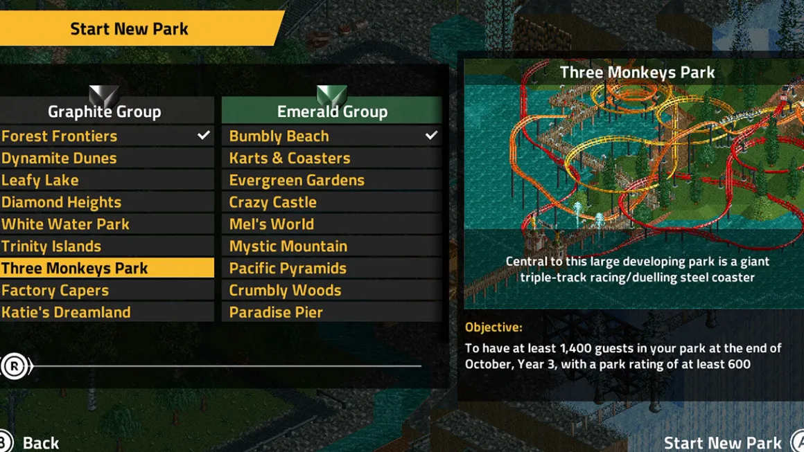 RollerCoaster Tycoon Classic Nintendo Switch^Atari Hot
