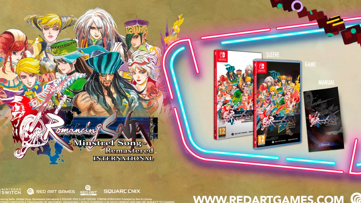 Romancing SaGa Minstrel Song Remastered International Nintendo Switch^Red Art Games Flash Sale