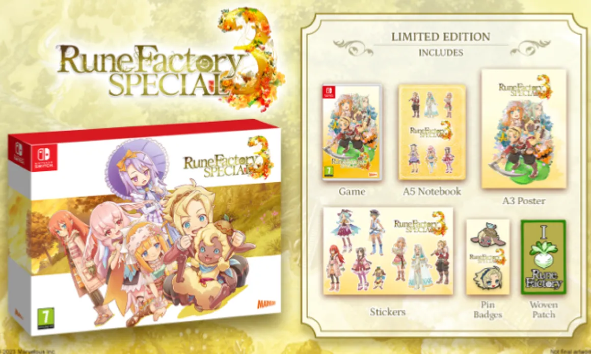 Rune Factory 3 Special Limited Edition Nintendo SWITCH^MARVELOUS Clearance