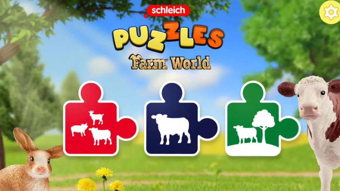 Schleich Puzzles FarmWorld Nintendo SWITCH^Wild River New