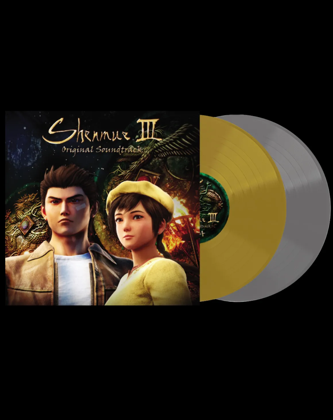 Shenmue III Original Soundtrack Music Selection Or et Argent 2LP^Brave Wave Sale