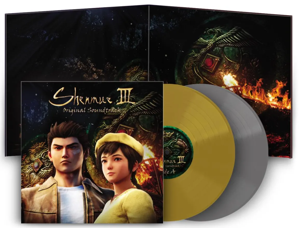 Shenmue III Original Soundtrack Music Selection Or et Argent 2LP^Brave Wave Sale