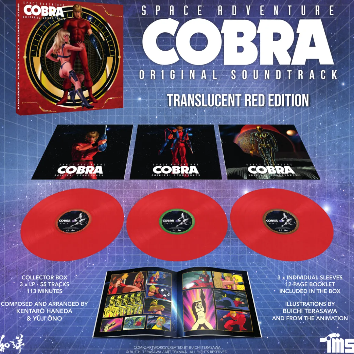 Space Adventure Cobra OST Limited Edition Vinyle - 3LP^WAYÔ Records Store