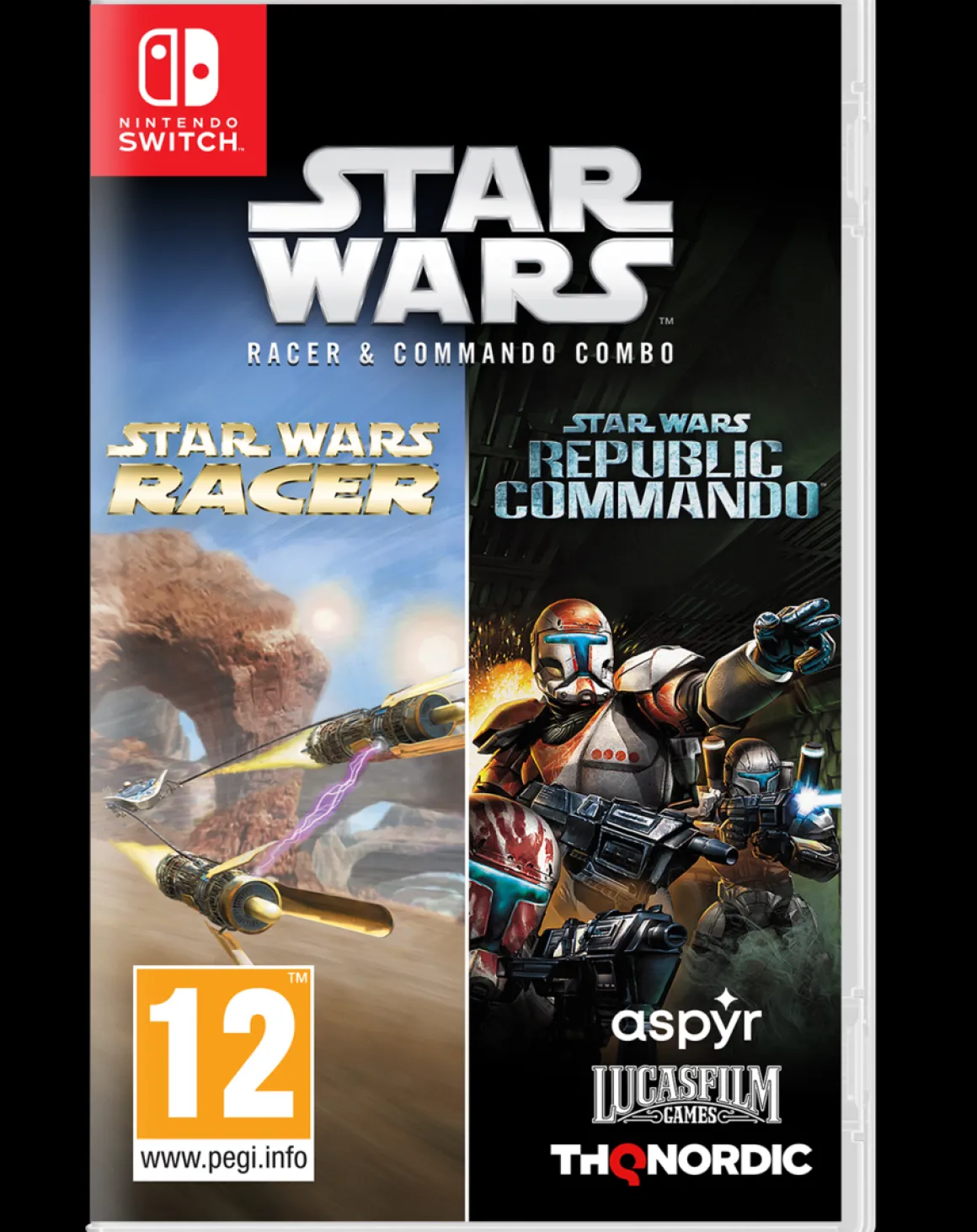 Star Wars Racer and Commando Combo Nintendo SWITCH^THQ NORDIC GAMES Fashion