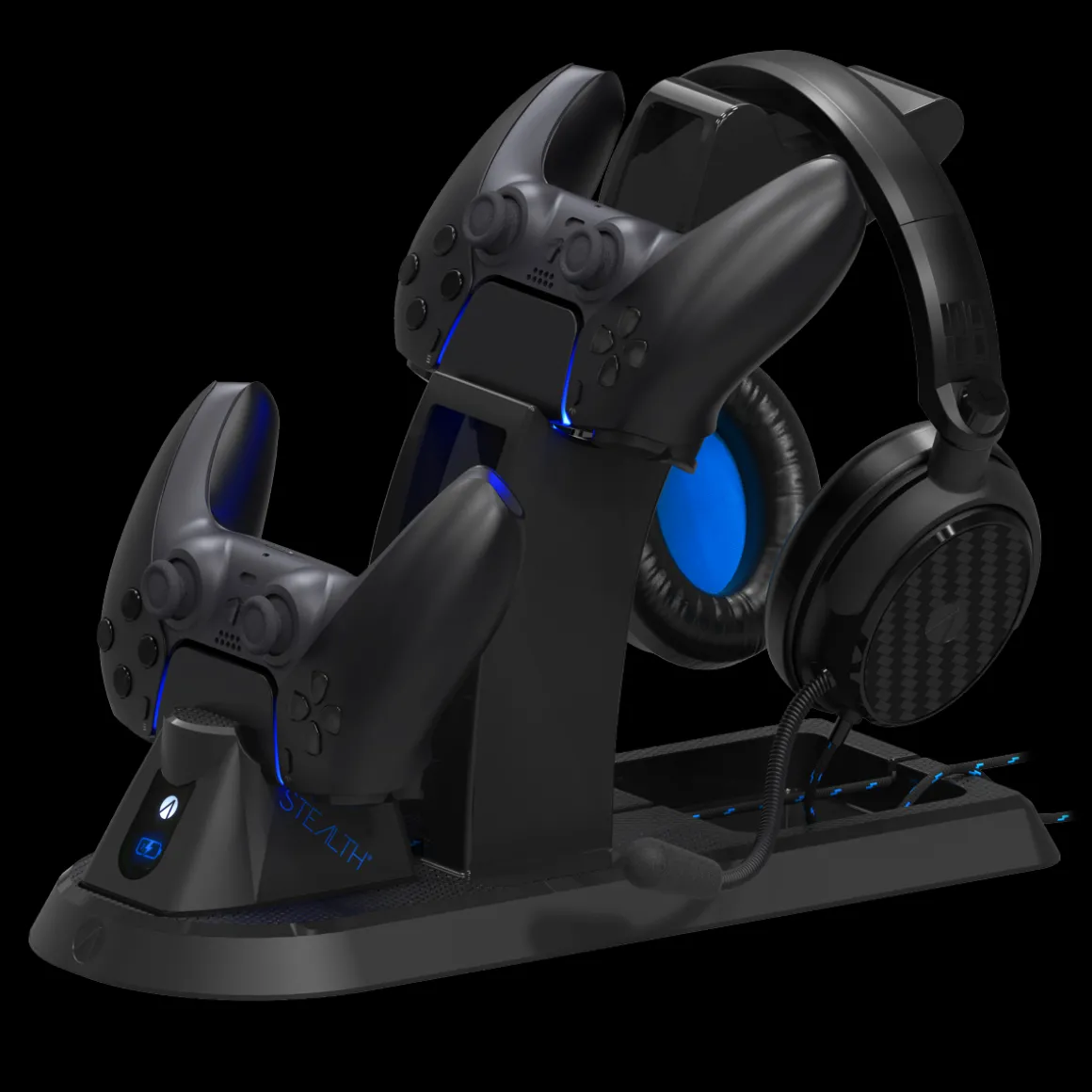 Station de charge PS5 et casque intégré -^Stealth Cheap