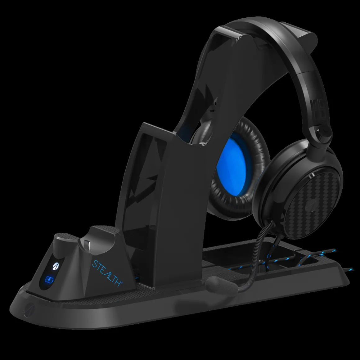 Station de charge PS5 et casque intégré -^Stealth Cheap