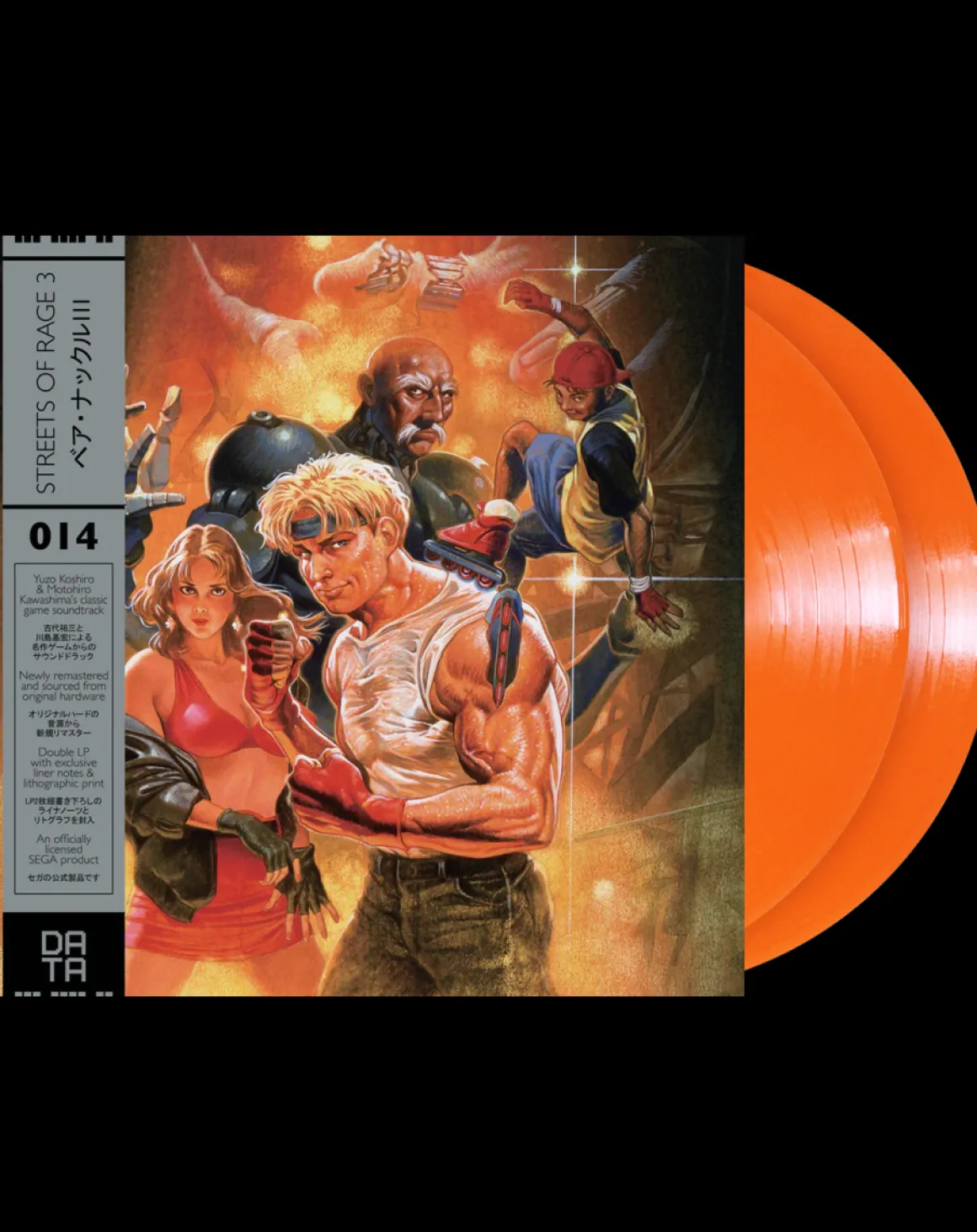 Streets Of Rage 3 Translucent Orange OST Vinyle - 2LP^DATA-DISCS Best
