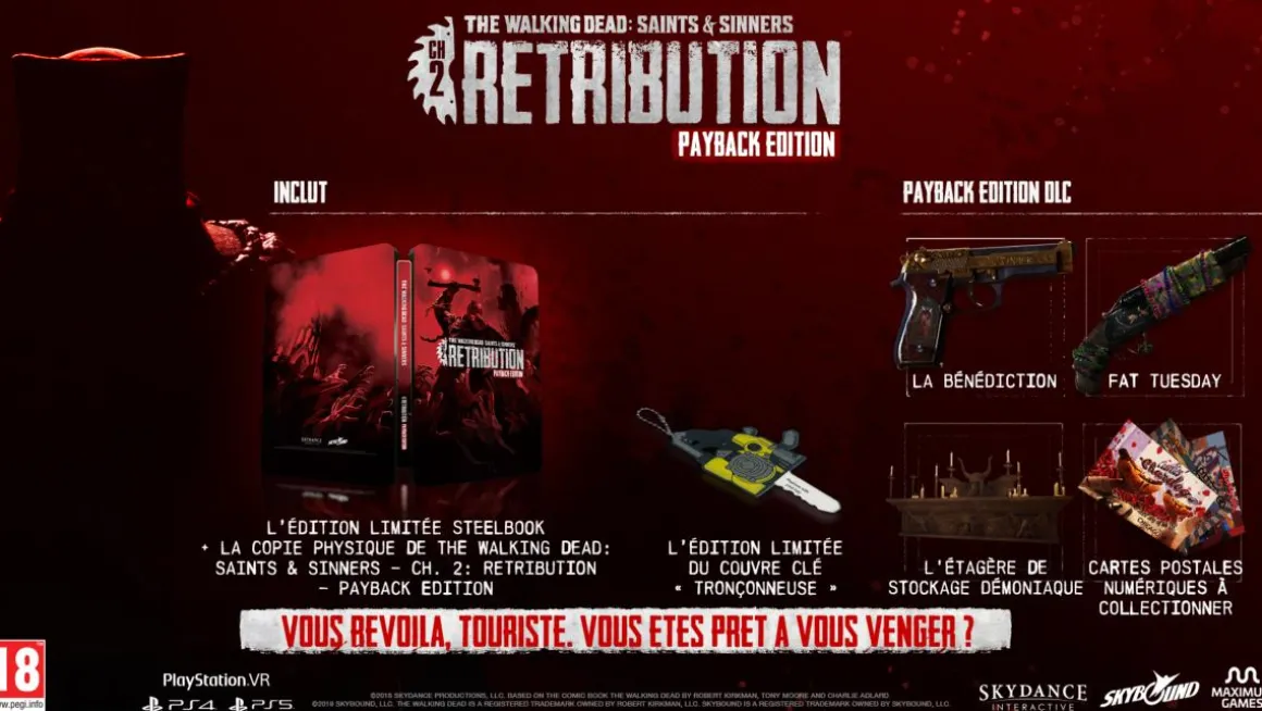 The Walking Dead Saints and Sinners Chapter 2 Retribution Payback Edition PSVR1 PS4^Skydance Interactive Sale
