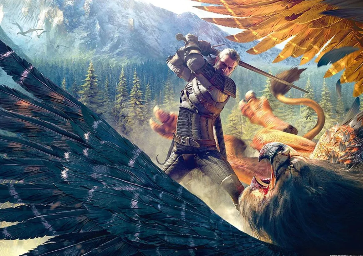 The Witcher: Griffin Fight Puzzle 1000 pièces^CENEGA Cheap