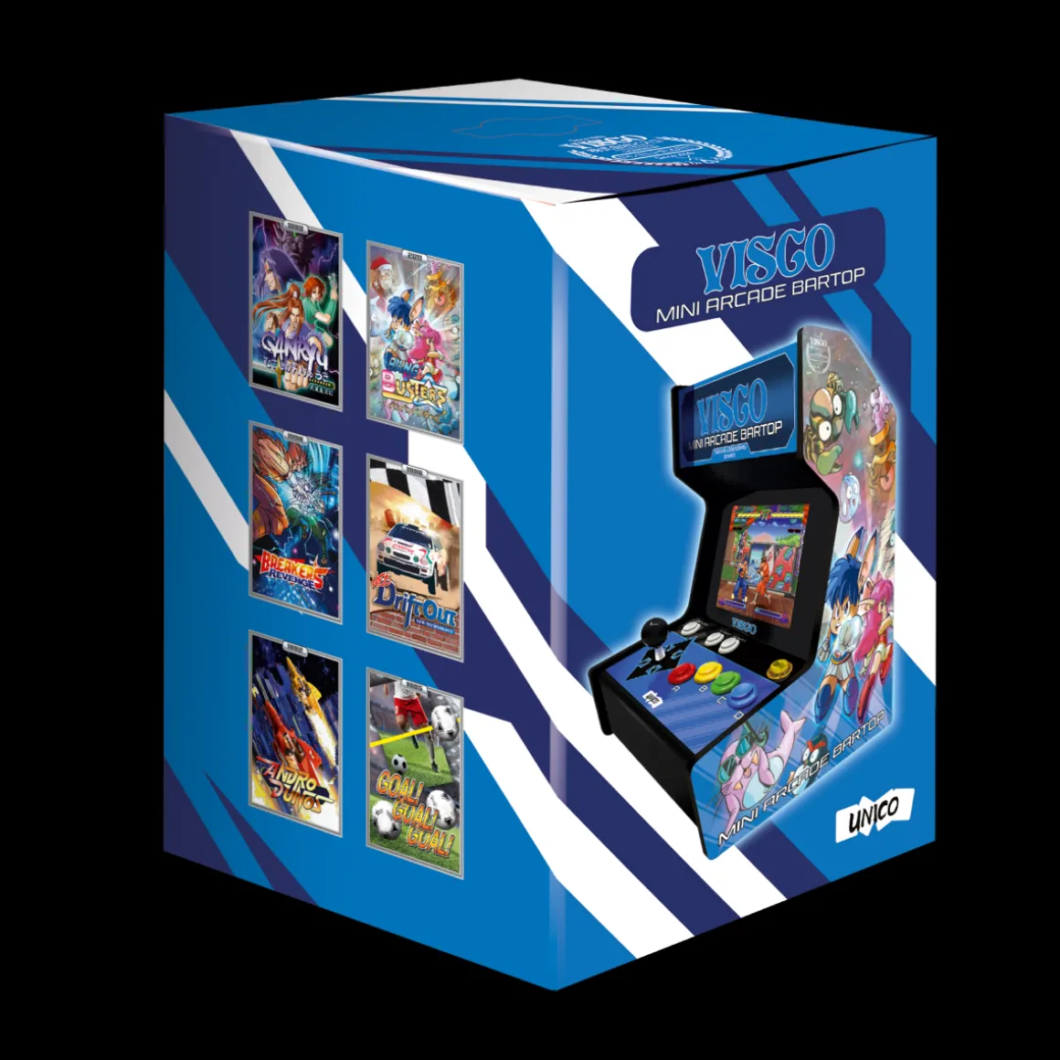 VISCO Mini Borne d'Arcade type BARTOP + 12 Jeux^SNK New